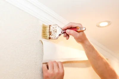 Pose de papier peint à Diebling — revêtements muraux et toiles de verre